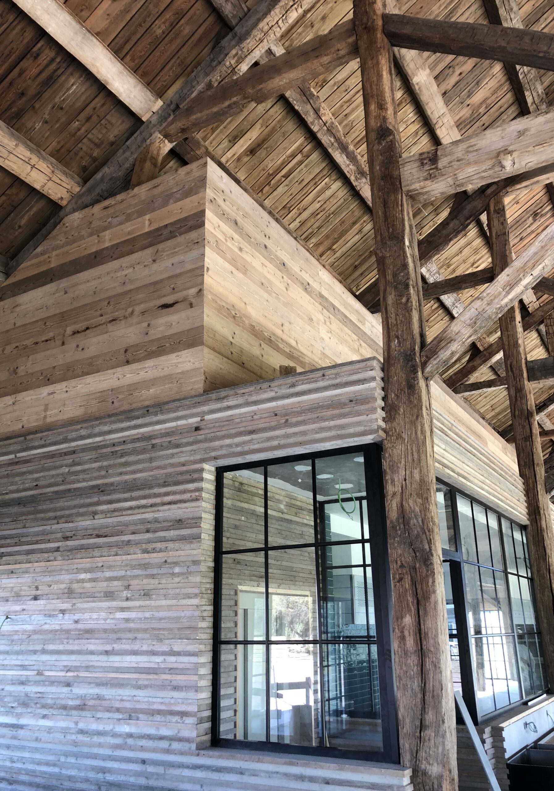 Old european cladding Brushed scaffolding wood - Image 2